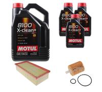 FEBI BILSTEIN Controllo Set 8L Motul 8100 X-CLEAN+ 5W30 Per Toyota Corolla