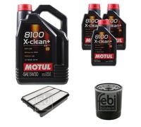 FEBI BILSTEIN Controllo set 8L Motul 8100 X-clean + 5W30 per Toyota Land