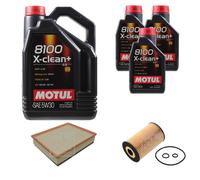 FEBI BILSTEIN Controllo Set 8L Motul 8100 X-CLEAN+ 5W30 Per VW Amarok 2H