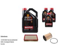 FEBI BILSTEIN Controllo set 8L Motul 8100 X-clean + 5W30 per VW Passat