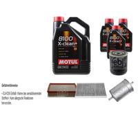 Febi BILSTEIN Controllo Set 8L Motul 8100 x-Pulire+5W30 per Audi A6 4B C5