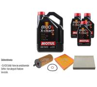 FEBI BILSTEIN Controllo set 8L Motul 8100 X-pulire+ 5W30 per BMW 3 Touring
