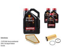 FEBI BILSTEIN Controllo set 8L Motul 8100 X-pulire+ 5W30 per BMW 3 Touring