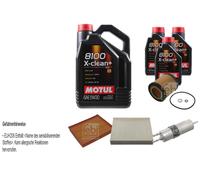 Febi BILSTEIN Controllo Set 8L Motul 8100 x-Pulire+5W30 per BMW Serie 2 Coupé