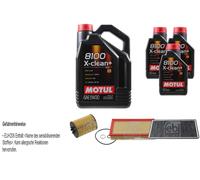 Febi BILSTEIN Controllo Set 8L Motul 8100 x-Pulire+5W30 per BMW X5 E53 4.8is