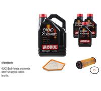 Febi BILSTEIN Controllo Set 8L Motul 8100 x-Pulire+5W30 per Bwm 3er