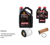 Febi BILSTEIN Controllo Set 8L Motul 8100 x-Pulire+5W30 per di Audi A4