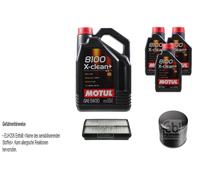 Febi BILSTEIN Controllo Set 8L Motul 8100 x-Pulire+5W30 per Toyota Rav 4 II (