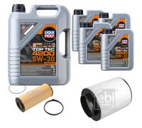 FEBI BILSTEIN Controllo Set 9 L Liqui Moly Top Tec 4200 5W-30 per Audi A8