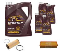 FEBI BILSTEIN Controllo Set 9 L MANNOL Energy 5W-30 per Audi A5