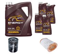 FEBI BILSTEIN Controllo Set 9 L MANNOL Energy 5W-30 per Land Rover Range 4.4