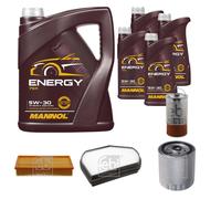 FEBI BILSTEIN Controllo Set 9 L MANNOL Energy 5W-30 per Mercedes E-Klasse W210
