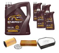 FEBI BILSTEIN Controllo Set 9 L MANNOL Energy 5W-30 per Mercedes E-Klasse W210