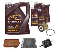FEBI BILSTEIN Controllo Set 9 L MANNOL Energy 5W-30 per Volvo XC90 I T6 AWD