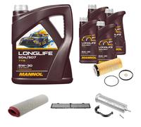 FEBI BILSTEIN Controllo Set 9 L MANNOL Longlife 504/507 5W-30 per BMW 3er