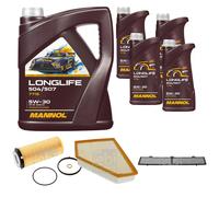 FEBI BILSTEIN Controllo Set 9 L MANNOL Longlife 504/507 5W-30 per BMW 3er