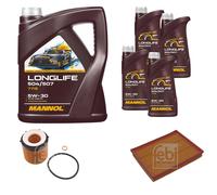 FEBI BILSTEIN Controllo Set 9 L MANNOL Longlife 504/507 5W-30 per BMW 3er