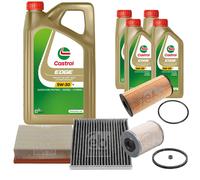 FEBI BILSTEIN Controllo Set 9L CASTROL EDGE 5W-30 Per Renault Laguna II
