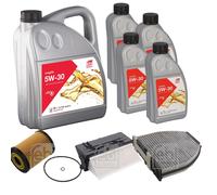FEBI BILSTEIN Controllo set 9L di lunga durata 5W-30 per Mercedes-Benz classe E
