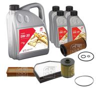 FEBI BILSTEIN Controllo set 9L di lunga durata 5W-30 per Mercedes-Benz classe E