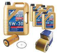 FEBI BILSTEIN Controllo Set 9L Liqui Moly 5W30 LONG LIFE 3 Per Audi A6 Avant