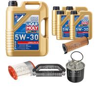 FEBI BILSTEIN Controllo Set 9L Liqui Moly 5W30 LONG LIFE 3 Per Audi A8 4E 3.0