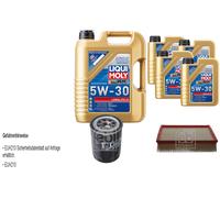 FEBI BILSTEIN Controllo Set 9L Liqui Moly 5W30 LONG LIFE 3 Per Opel Frontera A