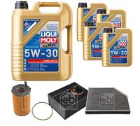 FEBI BILSTEIN Controllo Set 9L Liqui Moly 5W30 LONG LIFE 3 Per Porsche Macan