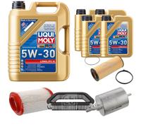FEBI BILSTEIN Controllo Set 9L Liqui Moly 5W30 LONGLIFE3 Per Audi A8 4E 3.2