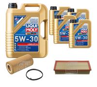 FEBI BILSTEIN Controllo Set 9L Liqui Moly 5W30 LONGLIFE3 Per Audi TT 8J3 2.0