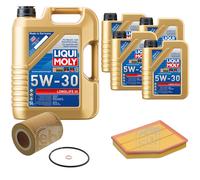 FEBI BILSTEIN Controllo Set 9L Liqui Moly 5W30 LONGLIFE3 Per BMW 5 Serie E60