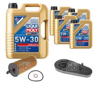 FEBI BILSTEIN Controllo Set 9L Liqui Moly 5W30 LONGLIFE3 Per BMW 5er Touring