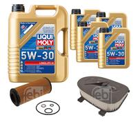 FEBI BILSTEIN Controllo Set 9L Liqui Moly 5W30 LONGLIFE3 Per BMW X5 E70