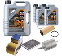 FEBI BILSTEIN Controllo Set 9L Liqui Moly Top Tec 4200 5W-30 Per Audi A6