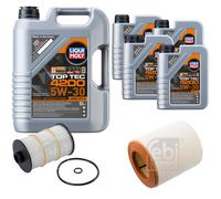 FEBI BILSTEIN Controllo Set 9L Liqui Moly Top Tec 4200 5W-30 Per Audi A6