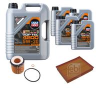 FEBI BILSTEIN Controllo Set 9L Liqui Moly Top Tec 4200 5W-30 Per BMW 3er