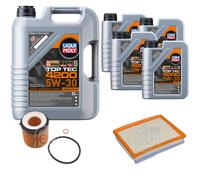 FEBI BILSTEIN Controllo Set 9L Liqui Moly Top Tec 4200 5W-30 Per BMW 3er
