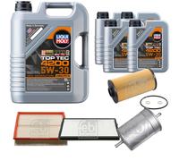 FEBI BILSTEIN Controllo Set 9L Liqui Moly Top Tec 4200 5W-30 Per BMW 7 Serie E32
