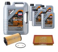 FEBI BILSTEIN Controllo Set 9L Liqui Moly Top Tec 4200 5W-30 Per BMW 8er E31