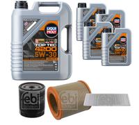 FEBI BILSTEIN Controllo Set 9L Liqui Moly Top Tec 4200 5W-30 Per Peugeot