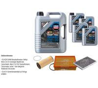 FEBI BILSTEIN Controllo Set 9L Liqui Moly Top Tec 4600 5W-30 Per Audi A4