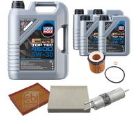 FEBI BILSTEIN Controllo Set 9L Liqui Moly Top Tec 4600 5W-30 Per BMW 3er