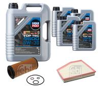 FEBI BILSTEIN Controllo Set 9L Liqui Moly Top Tec 4600 5W-30 Per BMW 5 Serie