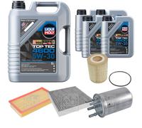 FEBI BILSTEIN Controllo Set 9L Liqui Moly Top Tec 4600 5W-30 Per Jaguar XF