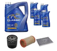 FEBI BILSTEIN Controllo Set 9L MANNOL Classic 10W-40 Per Alfa Romeo 166 936