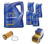 FEBI BILSTEIN Controllo Set 9L MANNOL Classic 10W-40 Per Audi A6 Avant 4F5