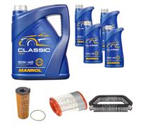 FEBI BILSTEIN Controllo Set 9L MANNOL Classic 10W-40 Per Audi A8 4E_ 3.0 TDI