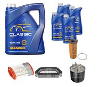 FEBI BILSTEIN Controllo Set 9L MANNOL Classic 10W-40 Per Audi A8 4E_ 3.0 TDI