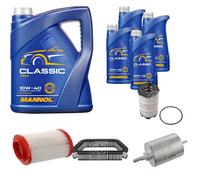 Febi BILSTEIN Controllo Set 9L mannol Classic 10W-40 per Audi A8 4E_4.2 FSI