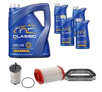 FEBI BILSTEIN Controllo Set 9L MANNOL Classic 10W-40 Per Audi A8 4E_ 4.2 FSI